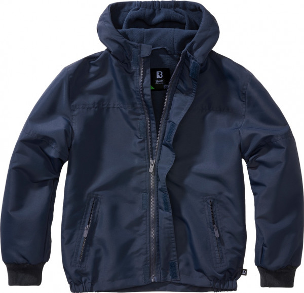 Brandit Kinder Jacke Kids Windbreaker Frontzip Navy