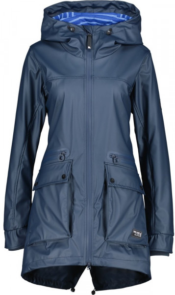 Alife & Kickin Damen Regenjacke AudreyAK Raincoat Cobalt