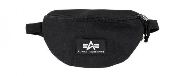 Alpha Industries Rubber Print Waistbag Taschen Black