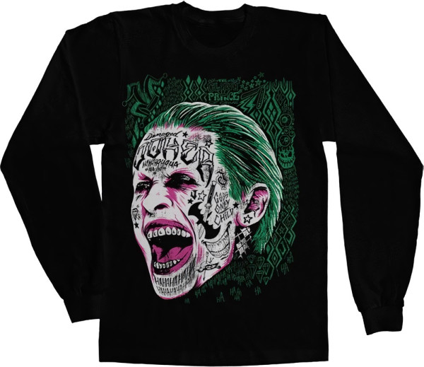 Suicide Squad Joker Longsleeve Tee Black