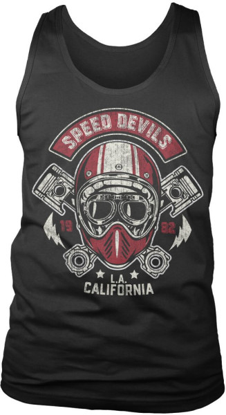 Fuel Devils Speed Devils Tank Top Black