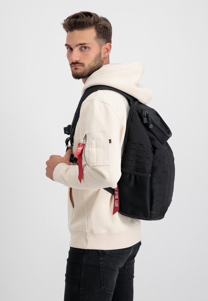 Alpha Industries Rucksack Combat Backpack Black Bags Backpacks Men Lifestyle kustom kult