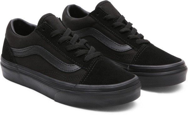 All black vans youth on sale