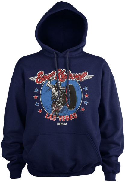 Evel Knievel In Las Vegas Hoodie Navy