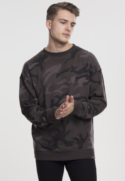 Urban Classics Pullover Camo Crewneck Dark Camouflage