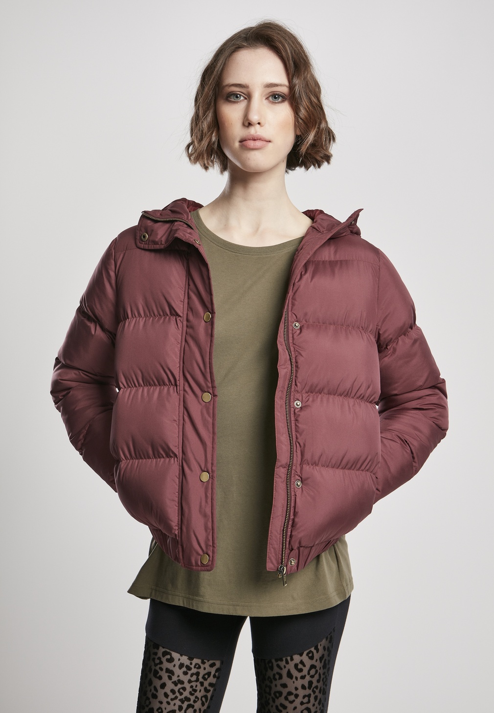 Urban classics outlet hooded puffer