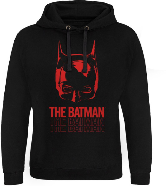 Batman Layered Logo Epic Hoodie Black