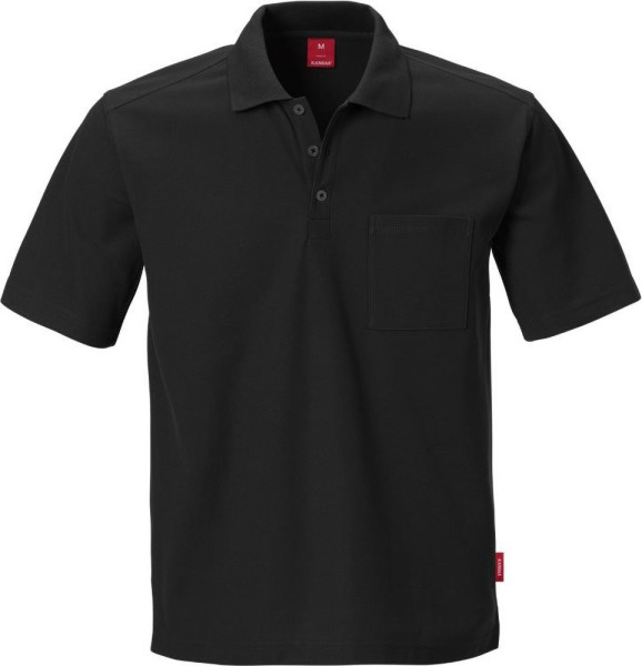 Kansas Poloshirt Kurzarm Poloshirt 7392 PM Schwarz