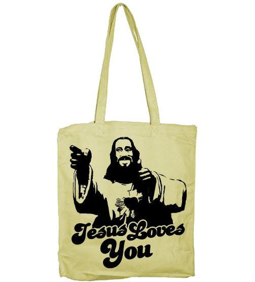 Hybris Jesus Loves You Tote Bag SH-4-10664-H19-2