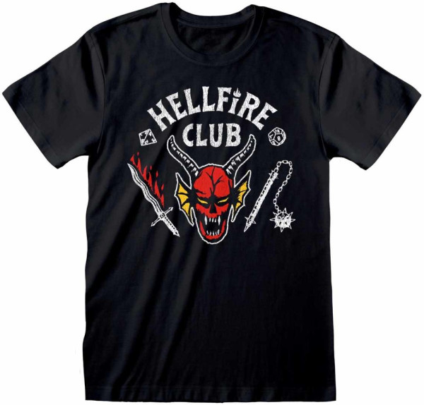 Stranger Things - Hellfire Club Logo (Unisex) T-Shirt Black