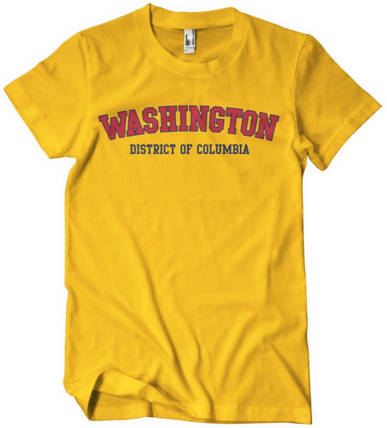 Washington District Of Columbia T-Shirt Gold