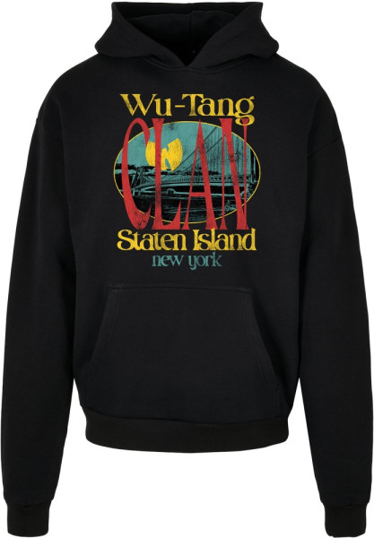 MT Upscale Sweatshirt Wu Tang Staten Island Heavy Oversize Hoodie Black