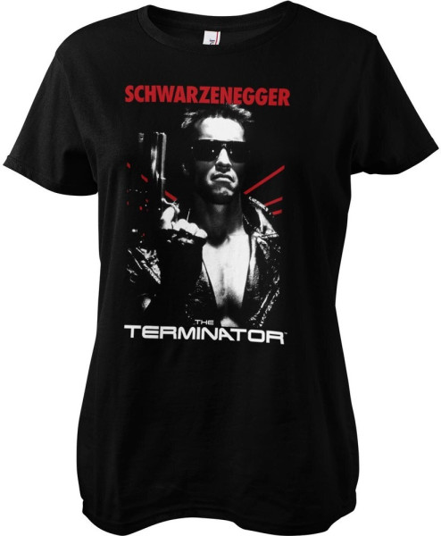 The Terminator Poster Girly Tee Damen T-Shirt Black