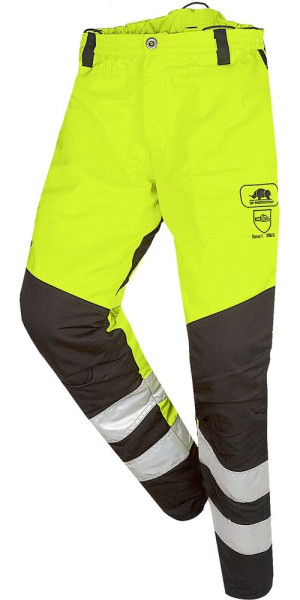 SIP Bundhose Schnittschutzhose, Klasse 1 Typ A 1RQ1 Neongelb/Schwarz-S