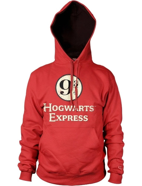 Harry Potter Hogwarts Express Platform 9-3/4 Hoodie Red