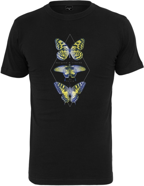 Mister Tee T-Shirt Butterfly Night Tee Black