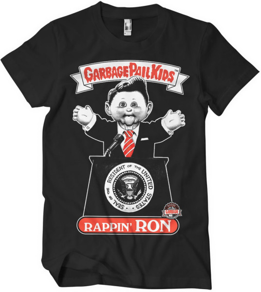 Garbage Pail Kids Rappin' Ron T-Shirt Black