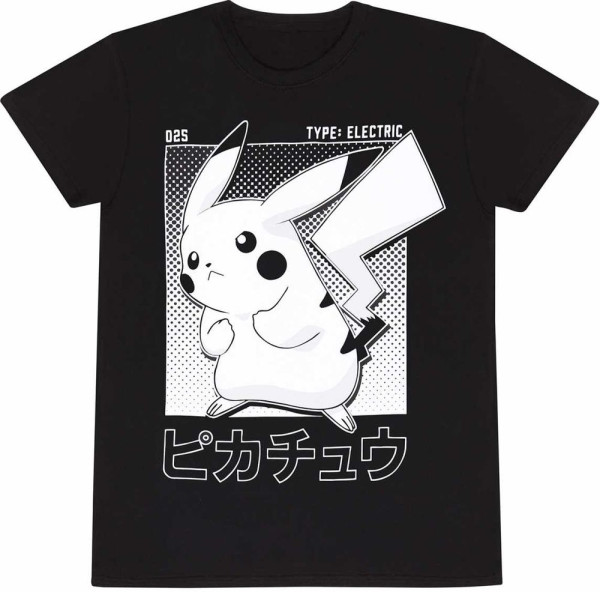 Pokemon - Halftone Pikachu T-Shirt