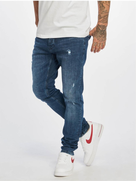 DEF Hose Skom Slim Fit Jeans Washed Denimblue