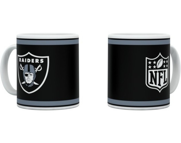 Las Vegas Raiders Matte Mug KICKOFF 2022 American Football NFL Schwarz-330 ml