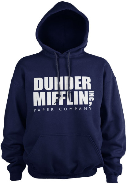 The Office Dunder Mifflin Inc. Logo Hoodie Navy