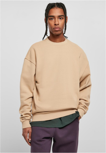 Urban Classics Sweatshirt Ultra Heavy Crew Unionbeige