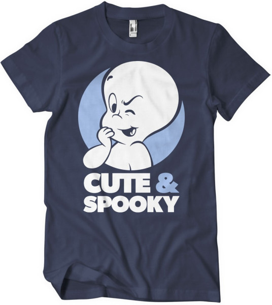 Casper The Friendly Ghost Cute & Spooky T-Shirt Navy