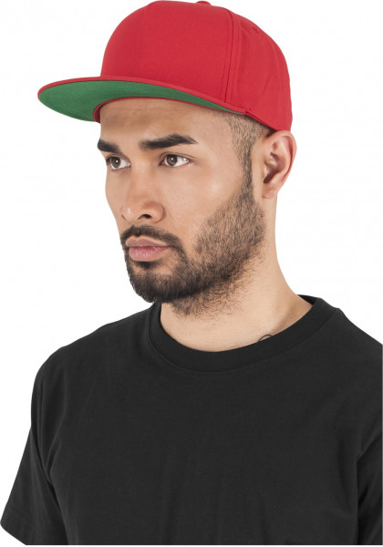 Flexfit Cap Classic 5 Panel Snapback Red