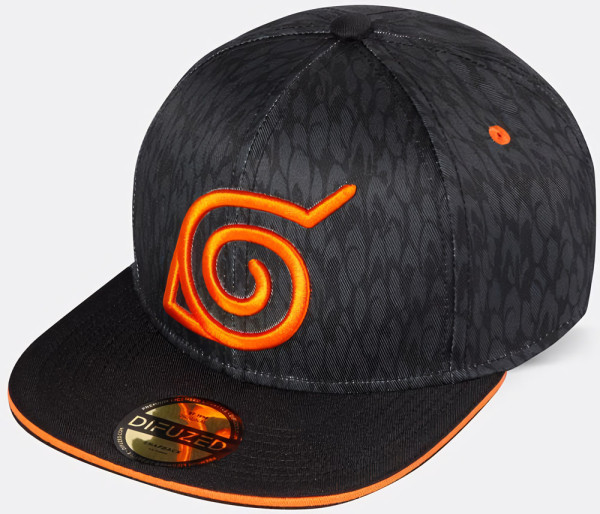 Naruto Shippuden - Badge Snapback Black