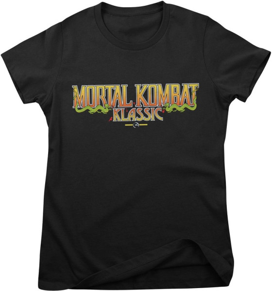 Mortal Kombat T-Shirt Klassic Logo Girly Tee WB-5-MTKB002-DTF899