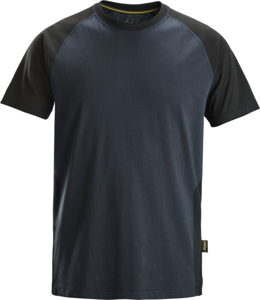 Snickers Arbeitsshirt 2-Farben T-Shirt Navy/Schwarz