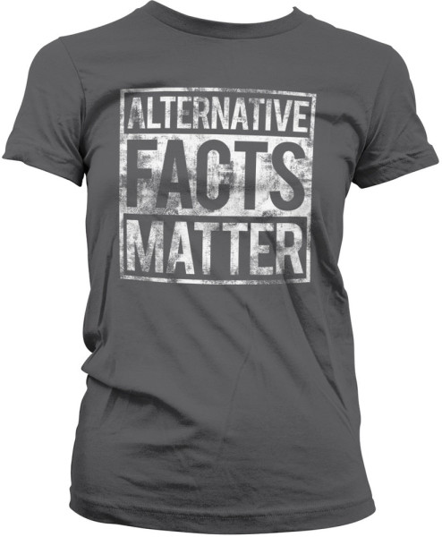 Tokigt Damen Alternative Facts Matter Girly Tee SH-5-15759-H68-1