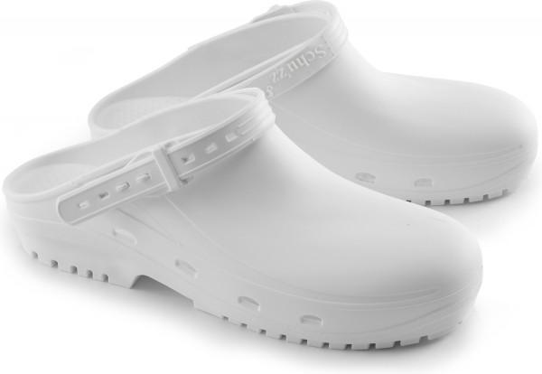 Schu'zz Schuzz Herren Clog Badeschuhe Bloc Homme Blanc / Weiß