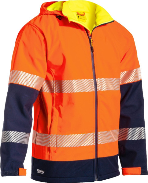 Bisley Warnschutzbekleidung Taped Hi Vis Ripstop Bonded Fleece