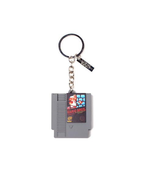 Nintendo Keychain Cartridge 3D Rubber Grey