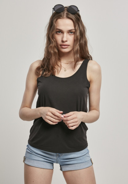 Urban Classics Damen Tank Top Ladies Modal Loose Top Black