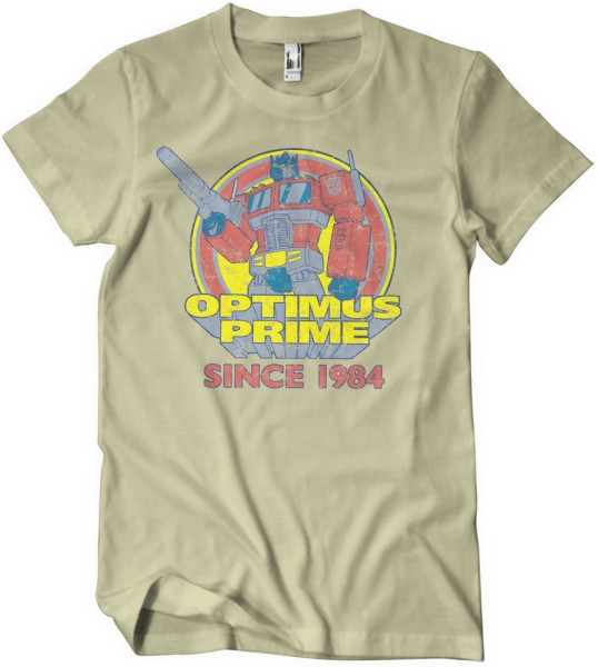 Transformers Optimus Prime - Since 1984 T-Shirt Khaki