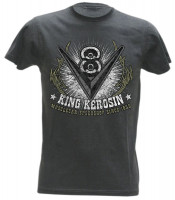 King Kerosin T-Shirt V 8 Vintage Black