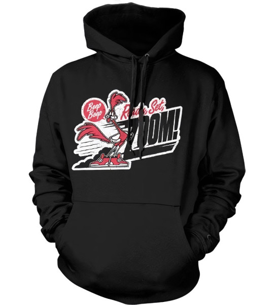 Looney Tunes Road Runner BEEP BEEP Hoodie Black