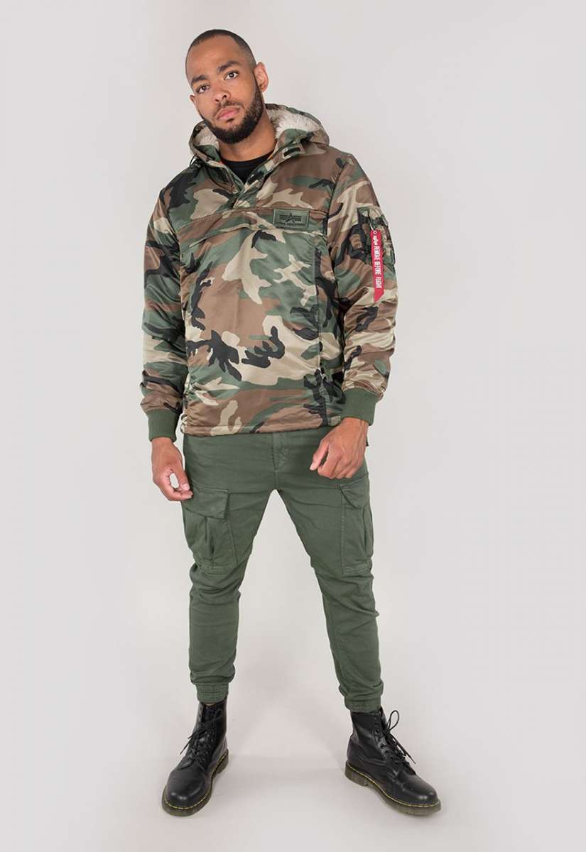 Alpha Industries Jacke HPO Anorak Camo Wdl Camo 65 Jackets Men Lifestyle kustom kult