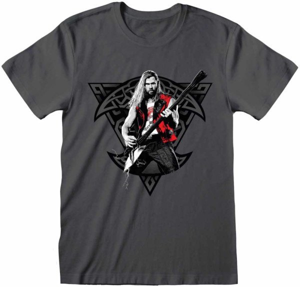 Marvel Studios Thor: Love And Thunder - Thor Rock (Unisex) T-Shirt Charcoal