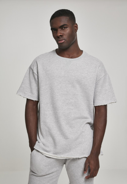 Urban Classics T-Shirt Herringbone Terry Tee Lightgrey