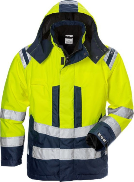 Fristads High Vis Airtech® Winterjacke Damen Kl. 3 4037 GTT Warnschutz-Gelb/Marine