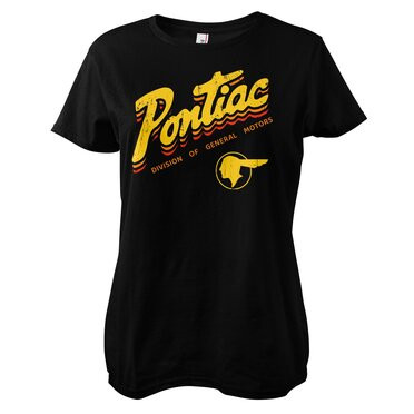 Pontiac Damen T-Shirt Division Of General Motors Girly Tee GM-5-PONT003-H72-17