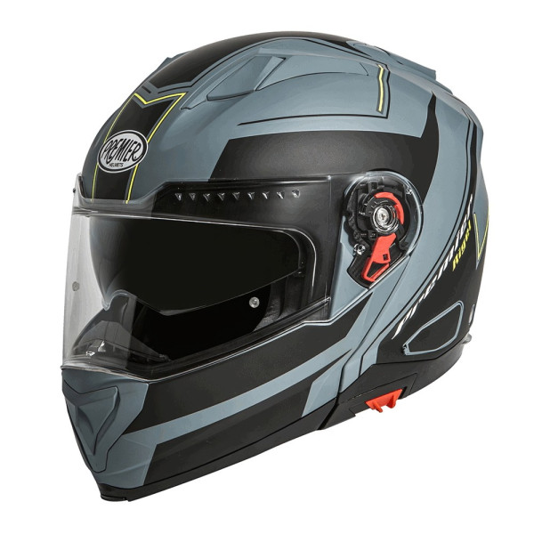 Premier Motorrad Helm Delta Helm Rgy Grey Bm Grey