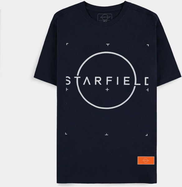 Starfield - Cosmic Perspective Men's Short Sleeved T-shirt Blue