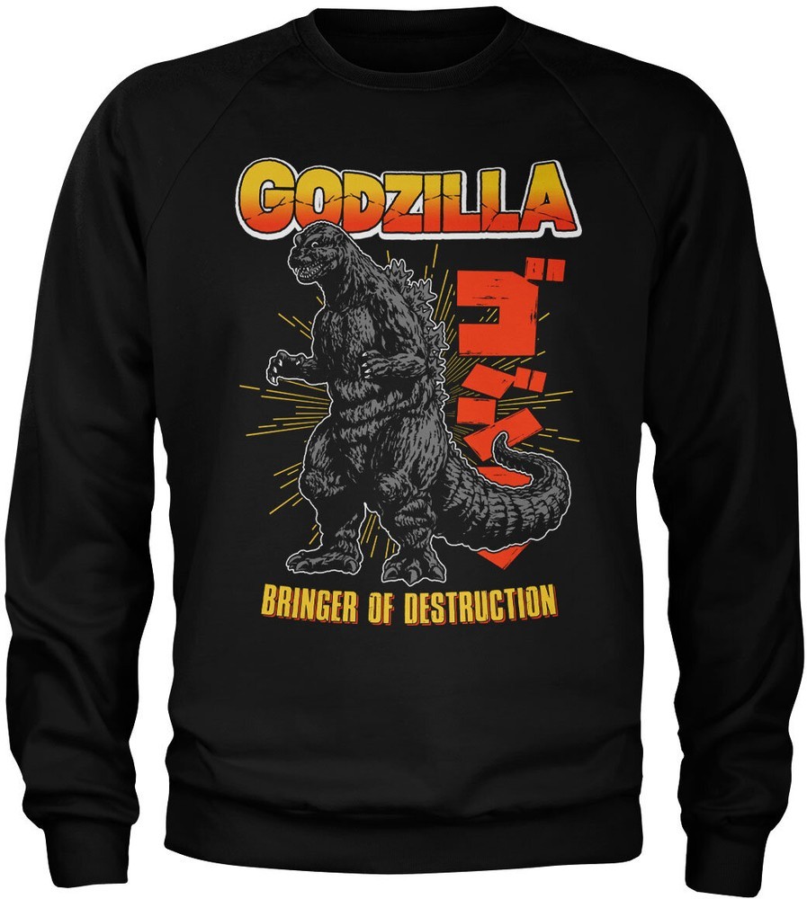 Godzilla Bringer Of Destruction Sweatshirt Black Hoodies