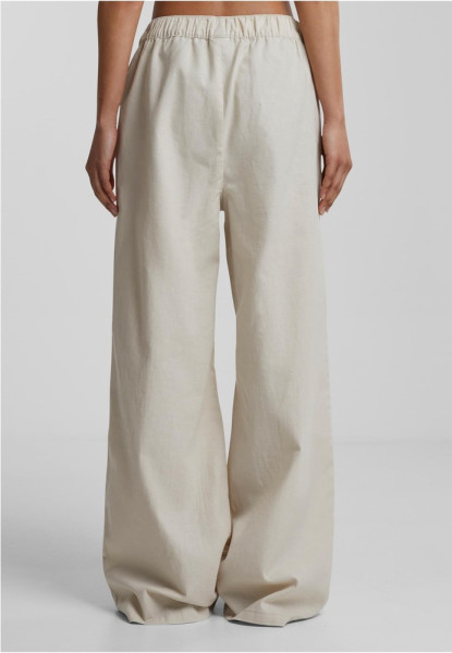 Urban Classics Damen Stoffhose Ladies Linen Mixed Wide Pants TB6850