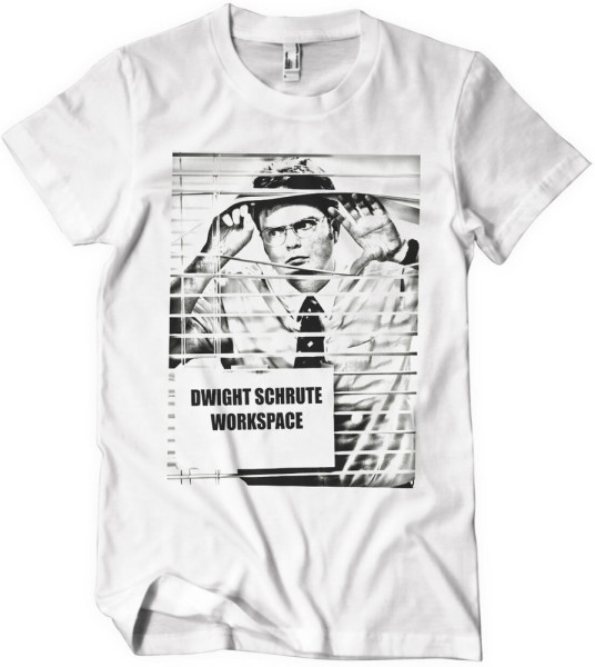 The Office Dwight Schrute Workspace T-Shirt White