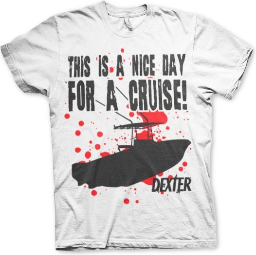 Dexter A Nice Day For A Cruise T-Shirt White